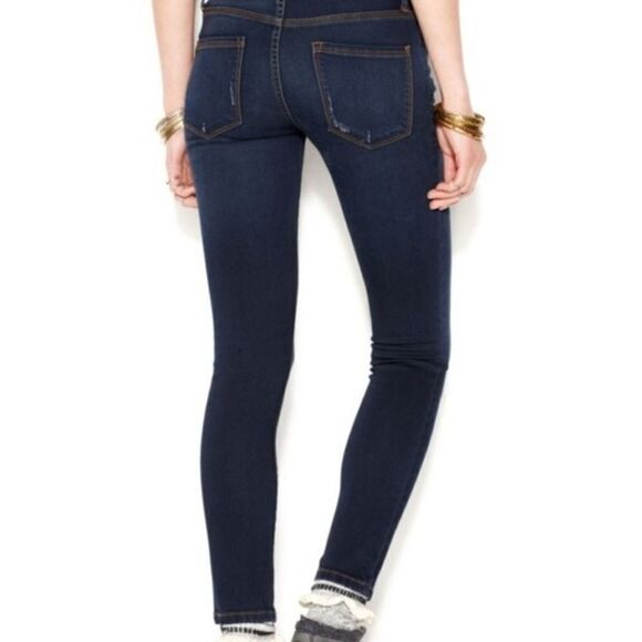 Free People "Roller" Crop Skinny Jeans 24 - Picture 2 of 7